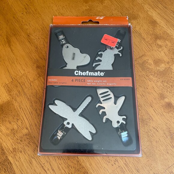 4 piece Chefmate table weight set - Picture 1 of 4